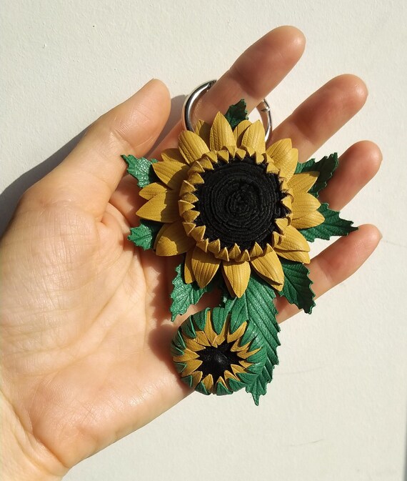 Hand made leather Sunflower Hand Tooled Sunflower Leather Cuff with Pendleton Wool Inlay  main image 4