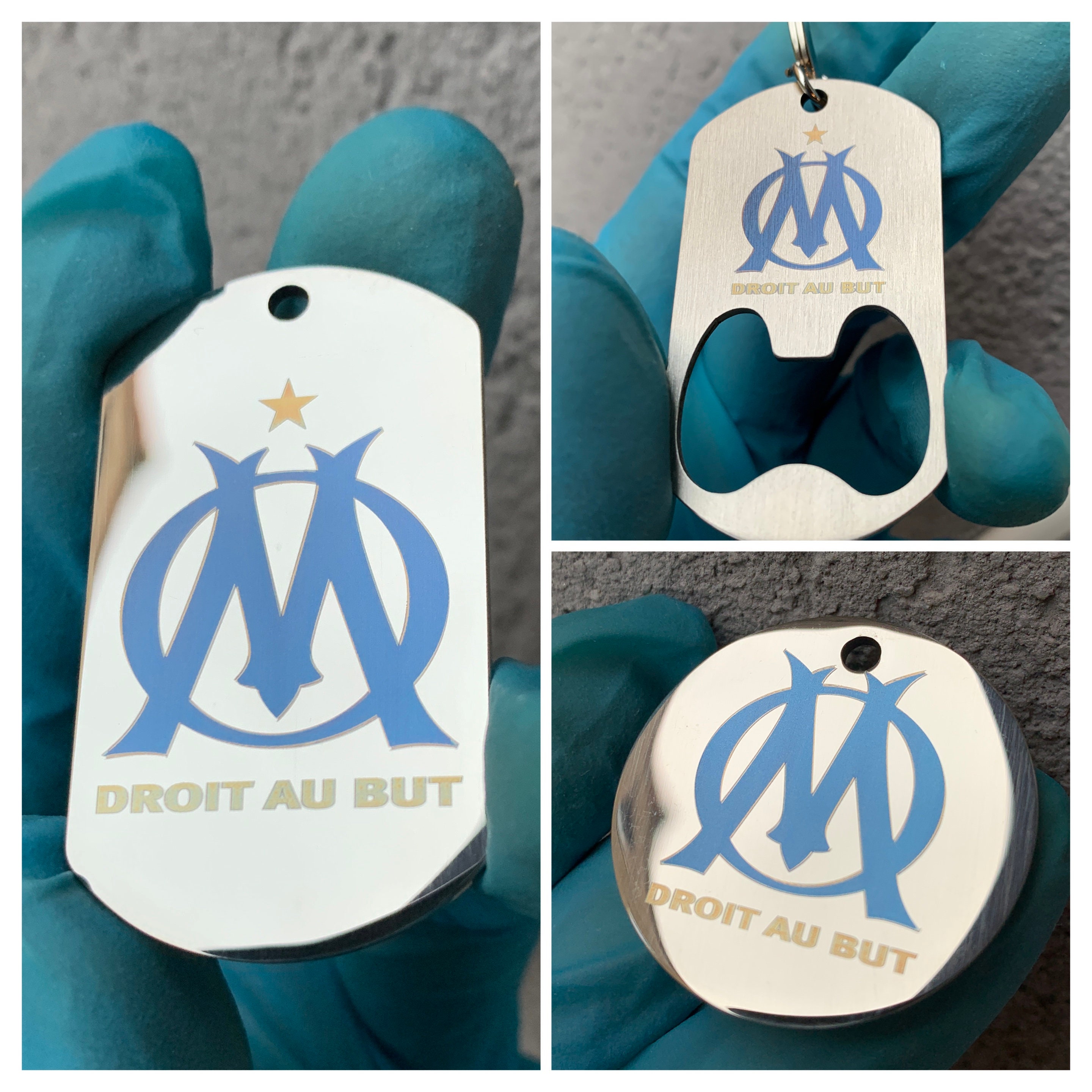 Porte Clés Logo Rond OM  Boutique Officielle Olympique de Marseille