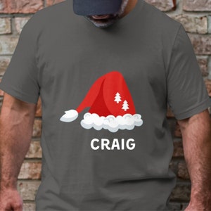 Personalized Christmas T-shirt, Christmas gift with name