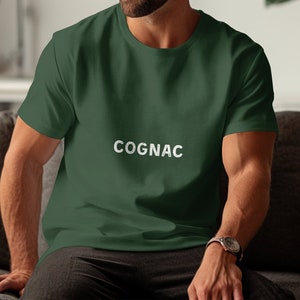 Wine t-shirt, t-shirt for wine lover, wine t-shirt for men and women, Cognac
