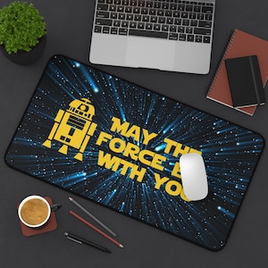 Best Star Wars gift ever! Desk mat for the Star Wars lover, perfect Christmas gift