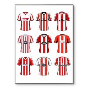 Brentford Football Shirt Poster: Premier League A4 Wall Art