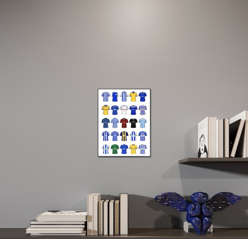 Brighton Football Shirt Brighton and Hove Albion Brighton Print Kit