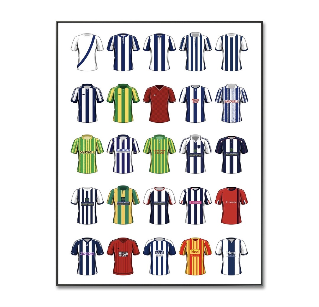 West Brom Football | Classic Football Shirts | West Brom Poster ...