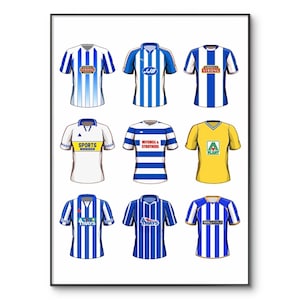Kilmarnock Football Shirt Poster: Retro Scottish Club A4 Print