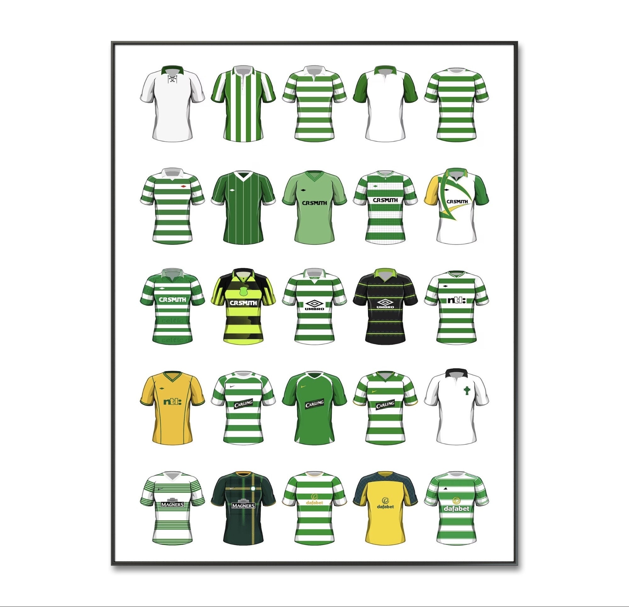 Celtic jerseys throughout the years hot sale
