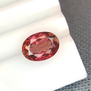 Elegant 2.18ct Pinkish Orange Tourmaline - Oval Cut Shape - Natural Color AAA - 9x7 mm - RANAIMPEX