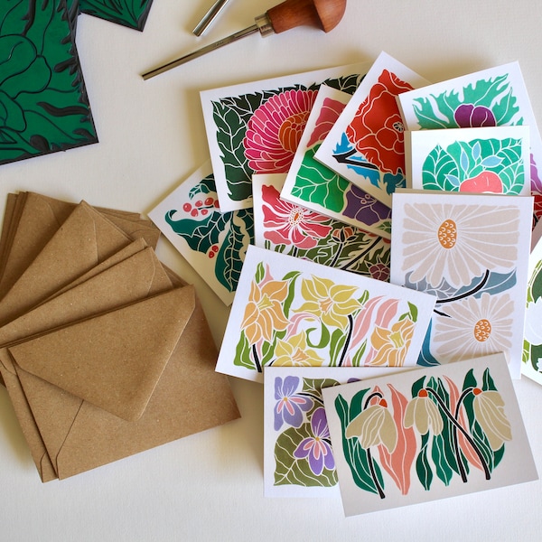 Blank Note Card Set - Etsy