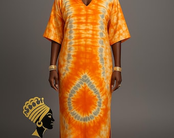 Vestido de seda Rich Aunty Vibes, Kampala, Bubu, Kaftan, ropa de mujer, ropa de fiesta