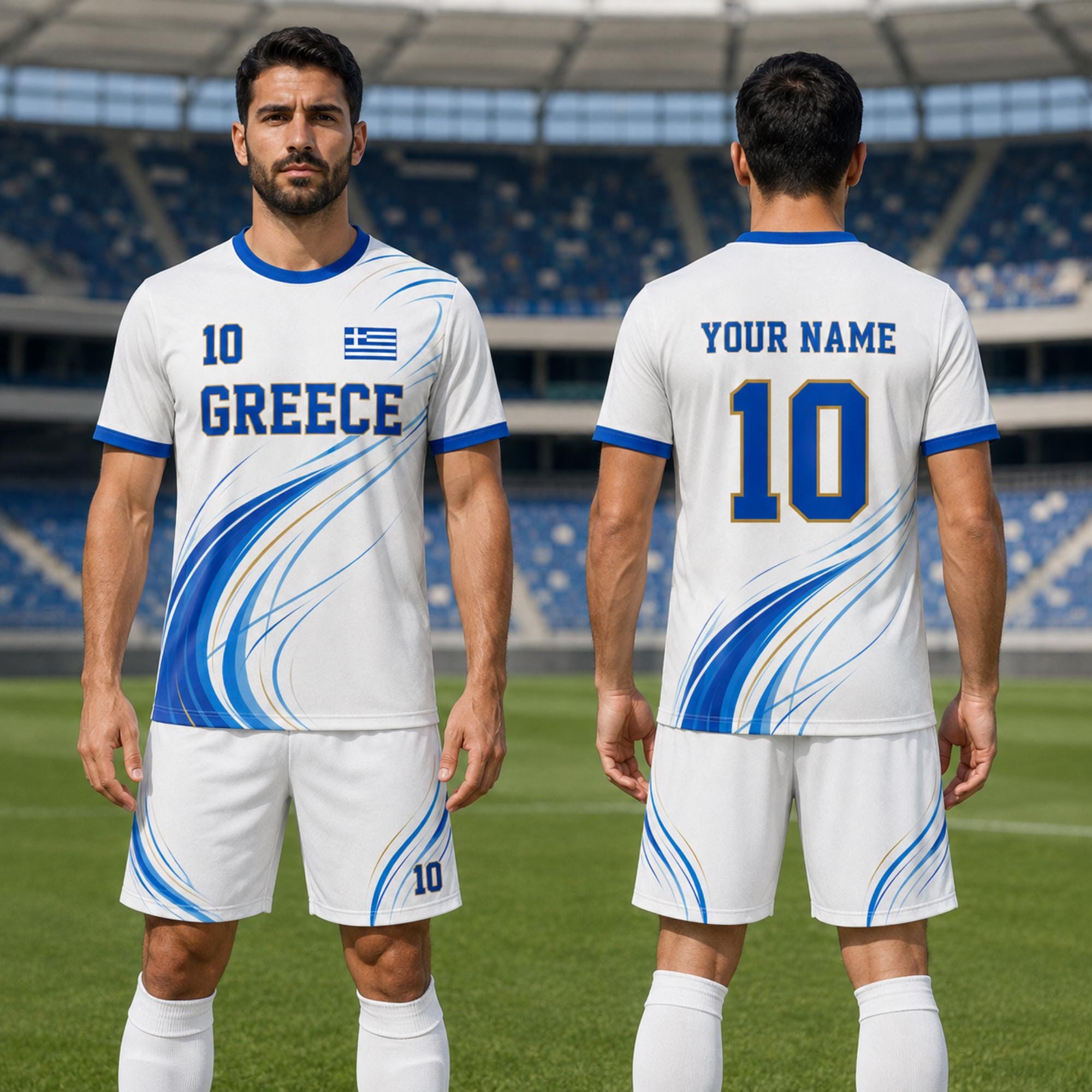 Greek Soccer Jersey - Etsy