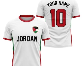 Custom Jordan voetbalshirt, gepersonaliseerd naamnummer Jordan shirt