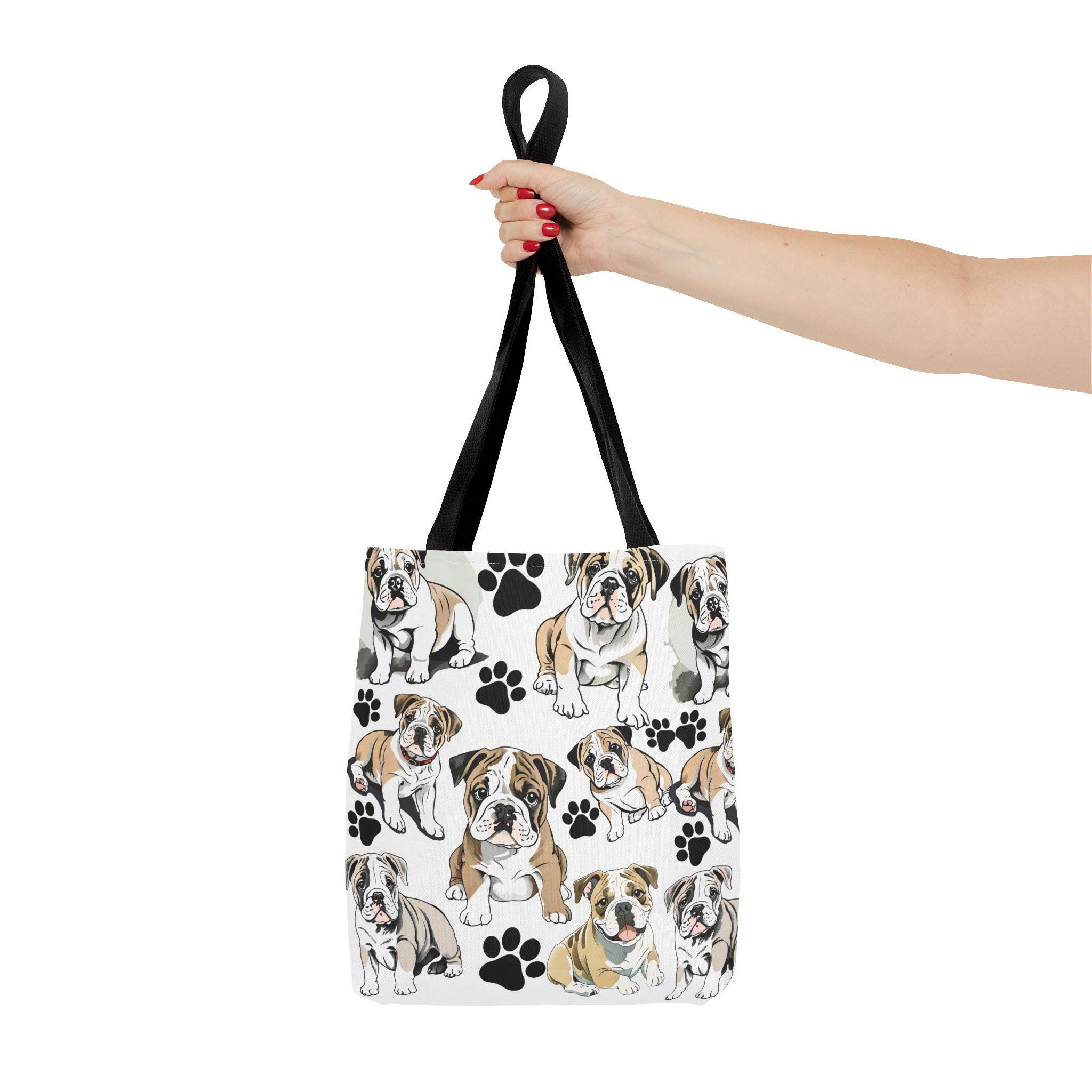 Custodia Per Libri Con Stampa Bulldog - Tema 'Peace Love Bulldogs', Regalo Per Amanti Cani - Foto 3