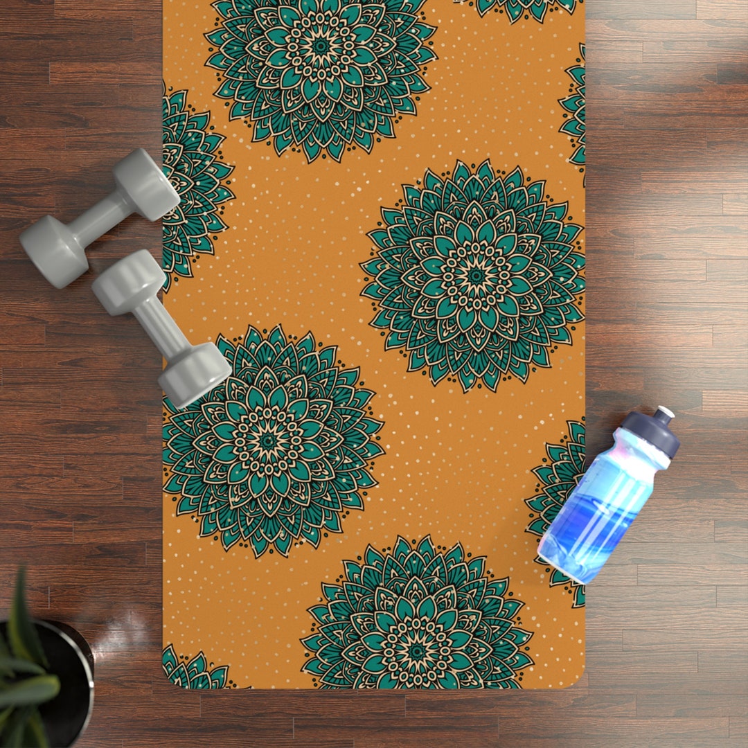 Mandala Yoga Mat Cute Yoga Mat Fitness Yoga Mat Yoga Etsy
