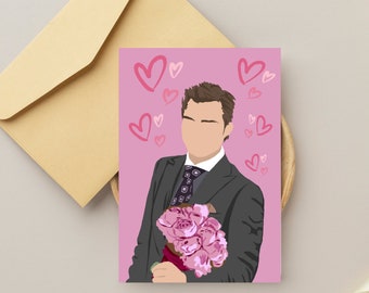 Chuck Bass Valentine's Day Card Gossip Gurl Greeting Card For Friend Printable Anniversary Card For Her Print at Home Digital Download PDF