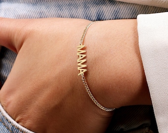 925er Sterlingsilber-Namensarmband, personalisiertes Namensarmband, Geschenk für Mama, Mama-Armband, individuelles Armband, Geschenk für sie, Muttertagsgeschenk