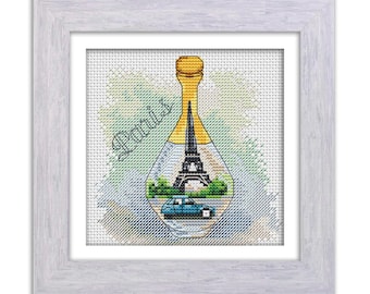 Letistitch のパリ クロスステッチ キット、手刺繍キット シティ