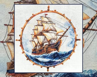 クロスステッチキット セイルアート 586 - Etsy 日本