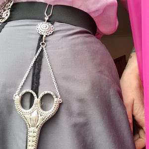 Victorian inspired scissors chatelaine