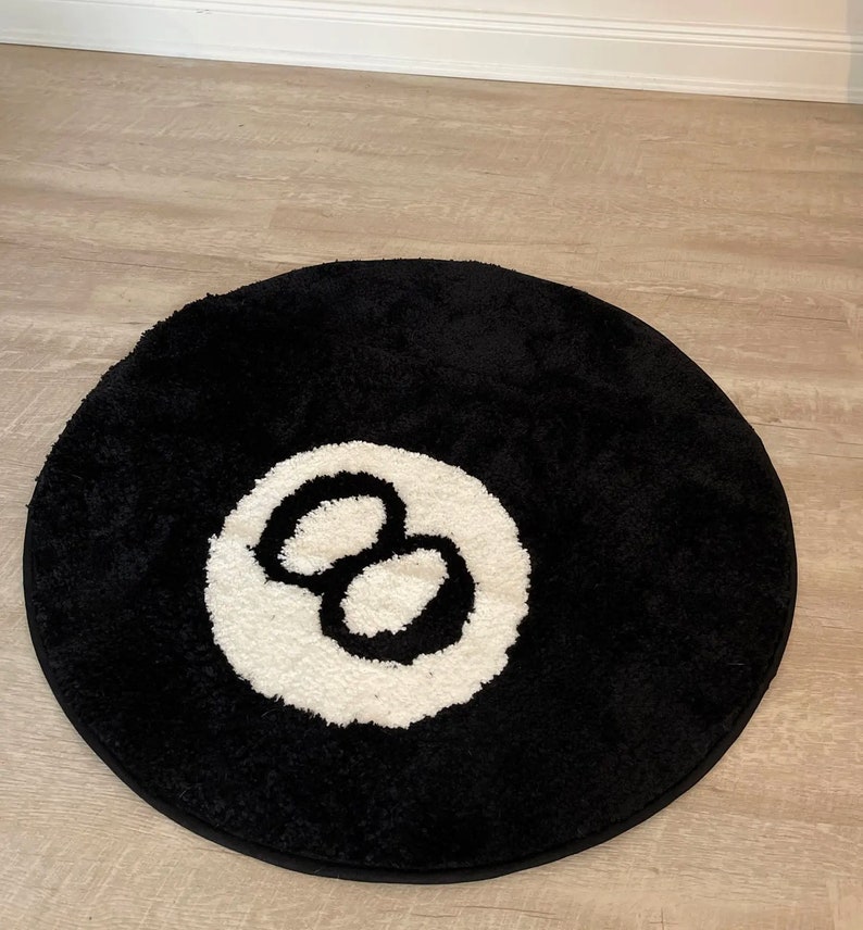 Tufted 8 Ball Rug Custom Billiard Rug Stussy Rug Cool Etsy Denmark