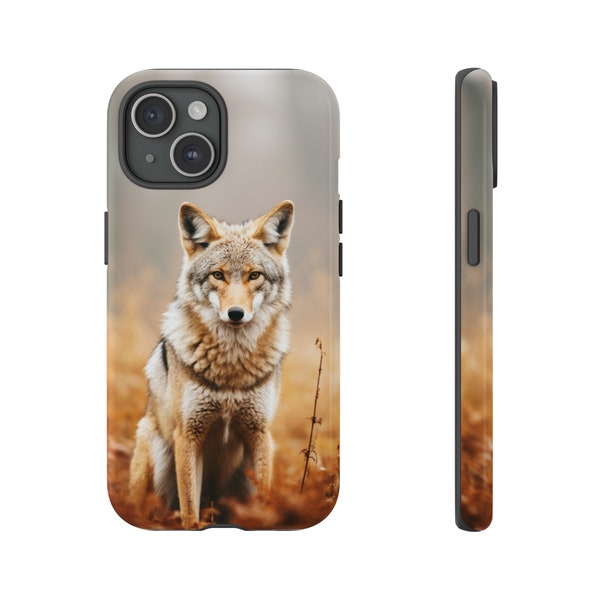 Coyote Picture Phone Case Animal Lover Photo Coyote Phone Cover Design Artwork