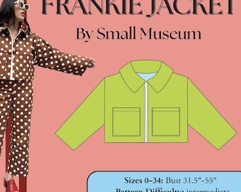 The Frankie Jacket Size Inclusive PDF Sewing Pattern