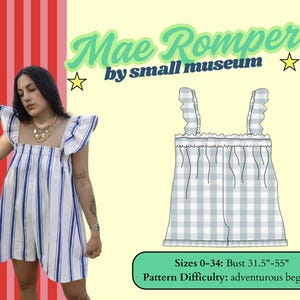 Mae Romper Size Inclusive PDF Sewing Pattern - Etsy