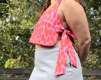 Ginger Tie Top PDF Sewing Pattern