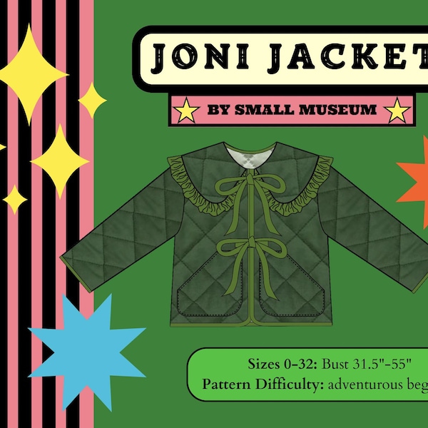 Joni Jacket Size Inclusive PDF Sewing Pattern
