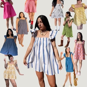 Mae Romper Size Inclusive PDF Sewing Pattern