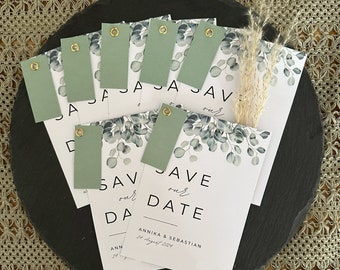 Unique save the date cards: handmade and individual