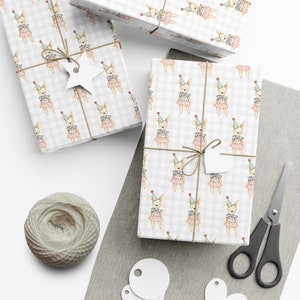 Stuffed Bunny Wrapping Paper