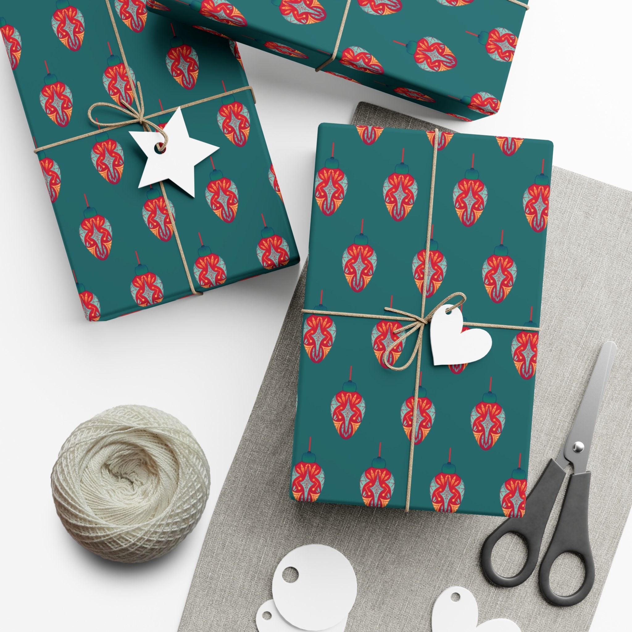 Christmas Family Wrapping Paper: Eco Friendly Gift Wrap for Dad | Matte or  Satin