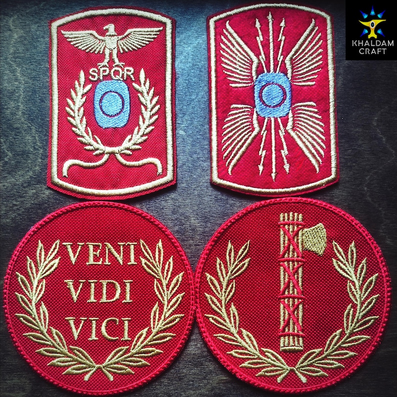 Spqr Rome Patch Ancient Rome Patches, Roman Shields, Ancient Rome, Veni Vidi Vici ...