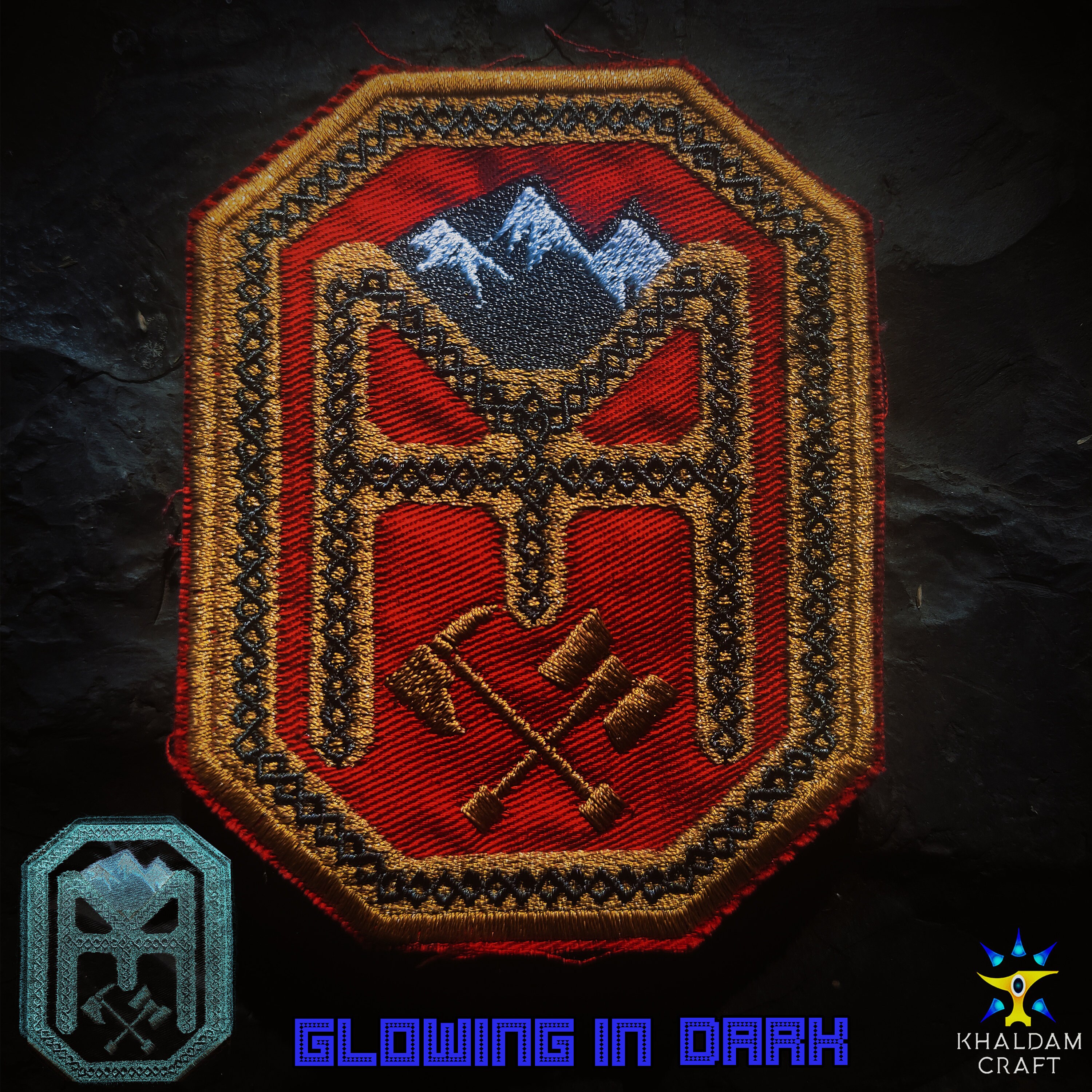 Khazad Runes Dwarf Patch, Khazad, Dawi, Casari, Naugrim, Dwarish Runes, Dwemer ...