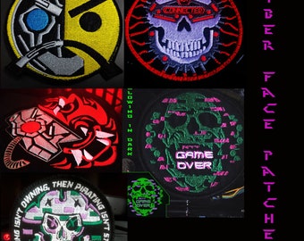 Cyberpunk Patch Cyberpunk Cosplay Back Patch Dystopia Sci Fi Cosplay Battle Jacket Patch Custom Back Patch Japanese Fashion Etsy India