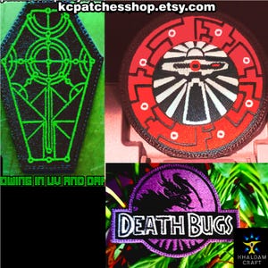 Alien's of the Great Galaxy, Alien Tomb Symbol, Death Bugs, United Feudal Casts, Crimson Dawn Rebelion, Undead Machines, Glowing in Dark