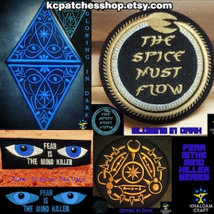 Fear is the Mind Killer Series. Glowing Eyes,, Mentats, Navigator Guild, Sandworm, Benet Jeserit, The Spice Must Flow, Fremen