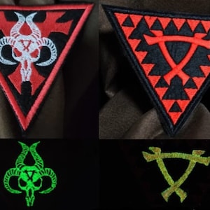 Rat Skull with Horn&#39;s Patch, Grey Seer, Rat Shield, Fantasy, Rat Empire, Mutants, Ninja Symbol, Underground Empire, Vermin, Dark Fantasy