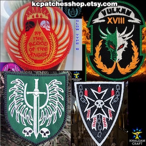 Galactic Crusaders , Vulkan Dragon Shield, By the Blood of the Angel, XVIII Legion, Fire Lizard, Sword Angels, Eternal Templars