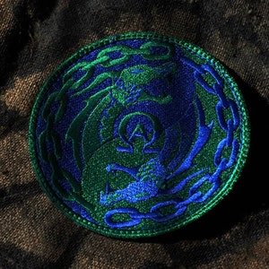 Alpha & Omega Dragons Patch, War in the Stars, Fantasy and Historically inspired