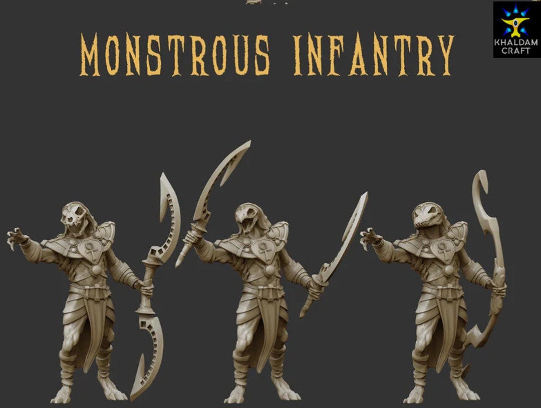 Skeleton Monster Infantry and Flying Units, Flying Beasts, Monster ...