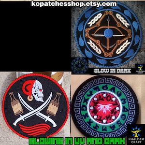 Welcome to the Coloney, Sleeping God Cult, Old Camp, New Camp, Sect Camp, Pirate Camp, Gothic inspired Patches, Glow in Dark Patch, Nameless
