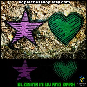 Anime Power Birthmark, The Purple Star Patch, Green Basterd Heart, Battle for Egypt, Star Family Birthmark, Glowing in dark