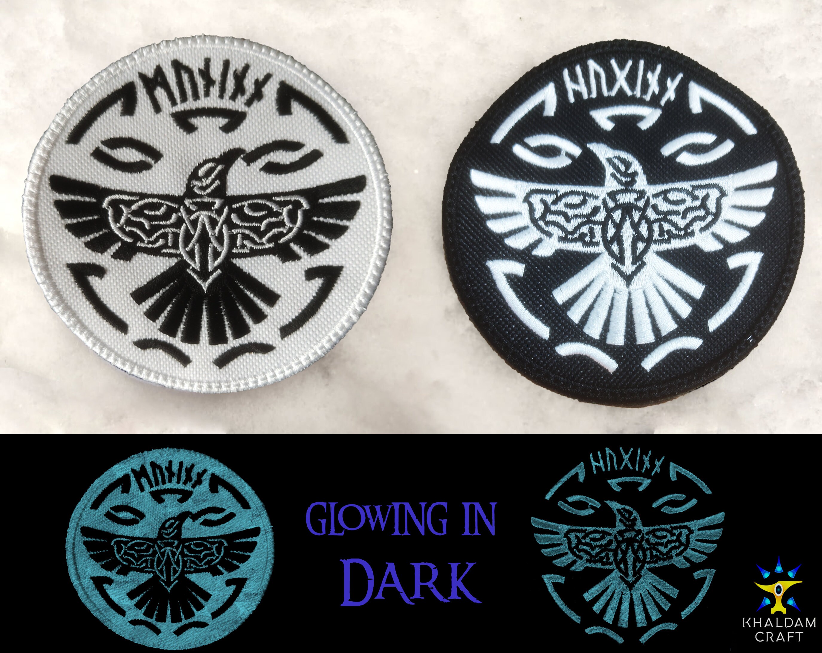 Norse Mythology Patches, Fenrir Wolf, Fight for Odin, Thor Hammer ...