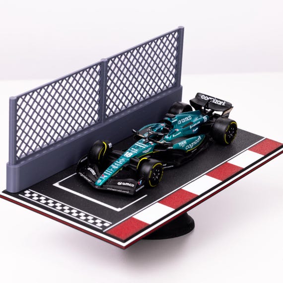 F1 Display Stand With Optional 1:43 Bburago Model Car / Formula