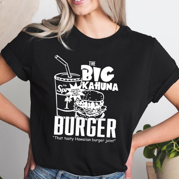 Vintage Big Kahuna Burger T-Shirt, That Tasty Hawaiian Burger Joint Shirt, Pulp Fiction Shirts, Quentin Tarantino Shirt, Movie Fan Gifts