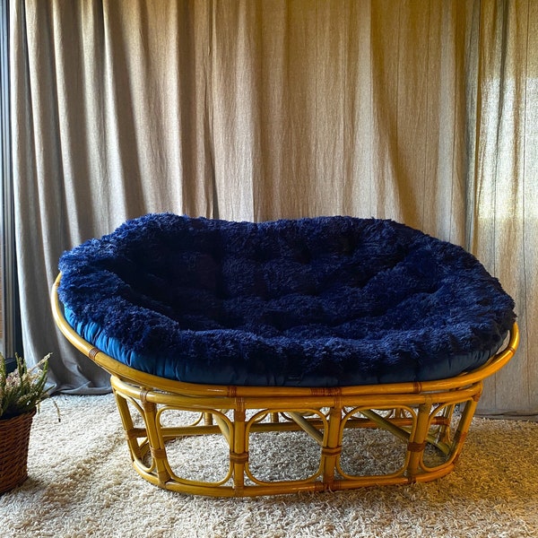 Fluffy Double Papasan Chair Cushion Etsy