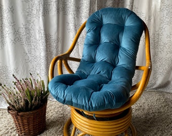 Custom Rattan Armchair Cushion Custom-made Tufted Cushion