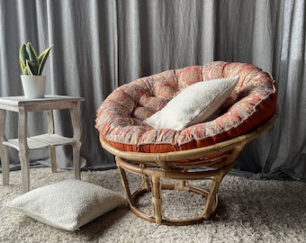 VINTAGE UNBORN CALF CUSHION ハラコ 縦45 横45 Origin 21 Leather Block Tan Lumbar Patchwork Tan Rectangular