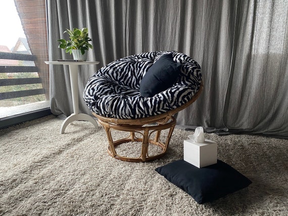 Animal Print Pillow or Pillowcase Papasan Chair Cushion Tailor made Pillow or Pillowcase Rattan Chair Cushion Large Floor Cushion Etsy UK